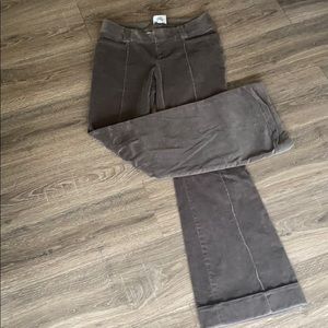 Banana Republic gray bootcut corduroy pants